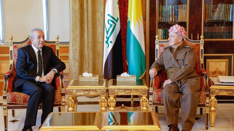 Serok Barzanî pêşwaziya Wezîrê Berê yê Çandinê yê Tirkiyeyê dike