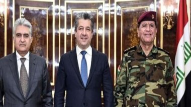 Bi amadebûna Serokwezîr Mesrûr Barzanî merasîma bilindkirina pileya serbazî ya Fermande Ezîz weysî bi rê ve çû