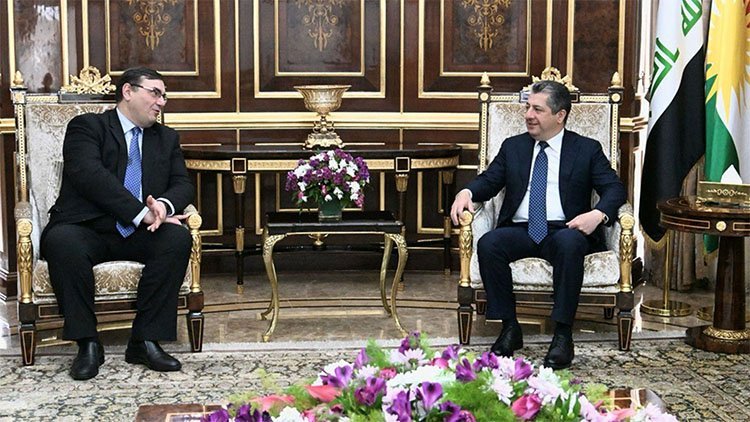 Mesrûr Barzanî û Balyozê Awusturyayê li Iraqê civiyan