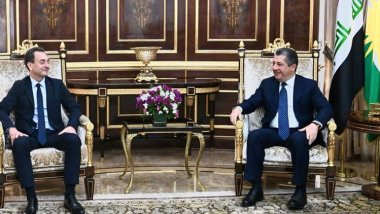 Mesrûr Barzanî pêşwazî li Balyozê Fransayê li Iraqê kir