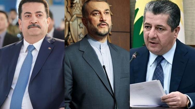 Mesrûr Barzanî û Sûdanî civînên xwe yên bi Wezîrê Karên Derve yê Îranê re betal kirin