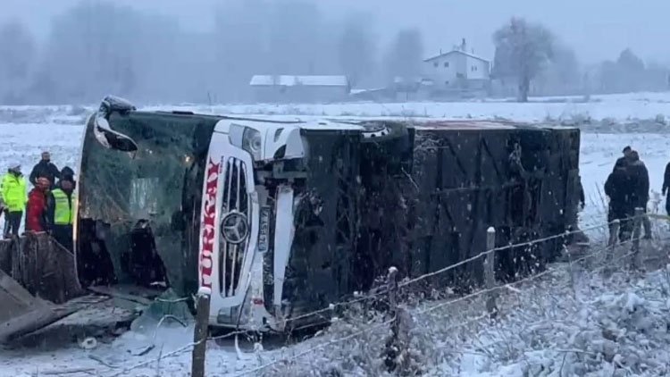 Li Kastamonuyê otobus qulibî: Gelek mirî û birîndar hene