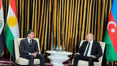 Aliyev, Nêçîrvan Barzanî vexwend Konferansa Guherîna Keşûhewayê