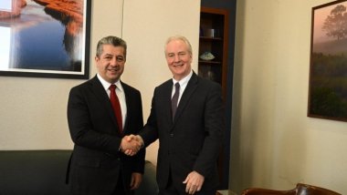 Mesrur Barzanî bi Senator Chris Van Hollen re dicive