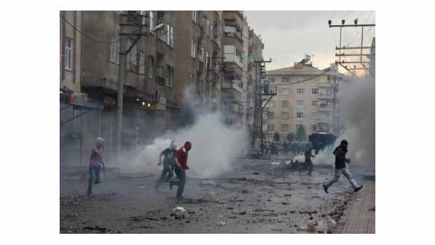 Diyarbakırda olaylar çıktı