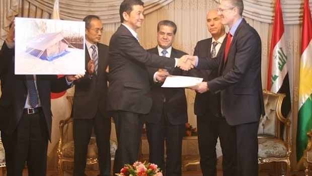 Japonya Kürdistan’daki Suriyeli mültecilere yardım gönderdi