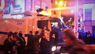 Taksim’de çatışmalar sürüyor