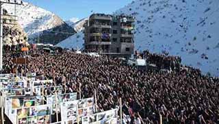  Anma için binlerce kişi Roboski'de 