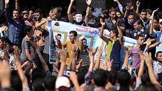 Mısır'da öğrencilerden darbe karşıtı gösteri