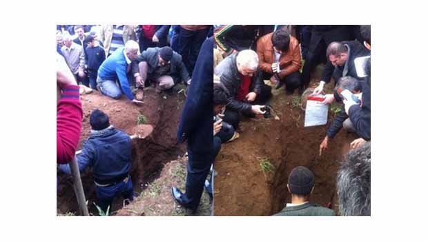 Tanış ve Deniz için yapılan kazıda bir ceset bulundu