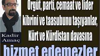 Sayın Murat Karayılan’a Açık Mektup - Kadir Amaç 