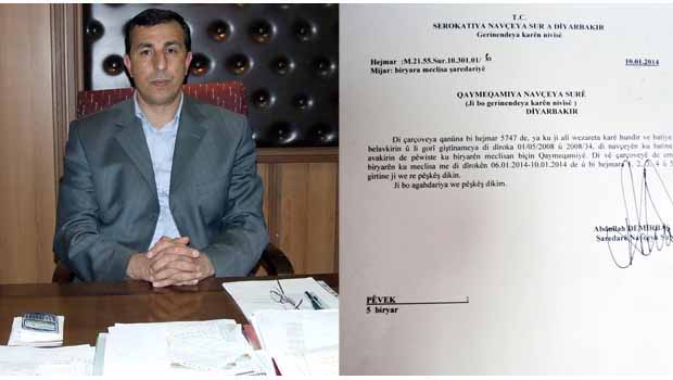 BDP'li belediyeden kaymakamlığa kürtçe resmi yazı