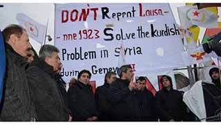 BM önünde Cenevre2 eylemi