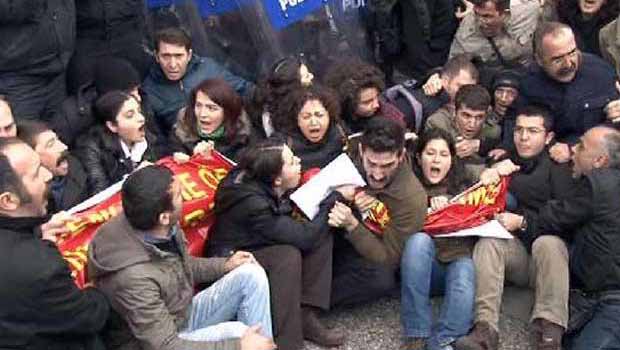 Kesk:tutsaklar serbest bırakılsın eylemi