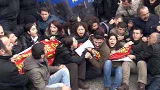 Kesk:tutsaklar serbest bırakılsın eylemi