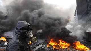 Kiev'de Gergin Bekleyiş