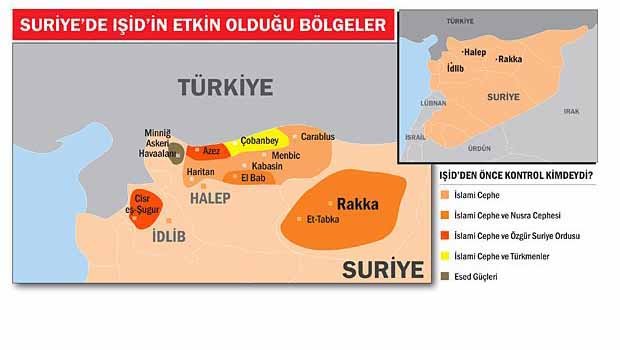 IŞİD sınır bölgelerinde etkinliğini genişletmeye çalışıyor