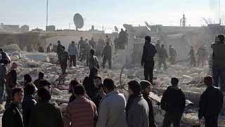 Haseke'ye ilk varil bombası