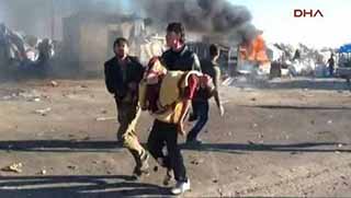 Sınır kapısı yakınında büyük patlama 24 ölü