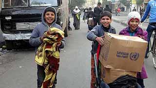 Yermuk'ta yardım dağıtımı tekrar başladı