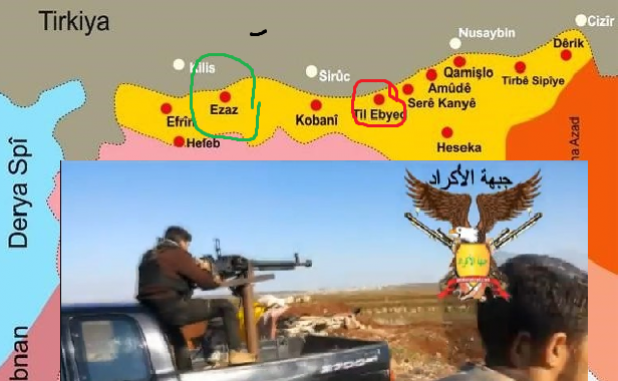 El Ekrad Güçleri Ezaz Bölgesinde kontrölü ele aldı