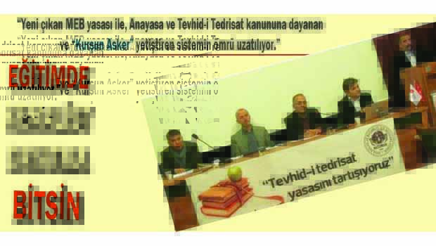 Eğitimde Kemalist dayatma bitsin