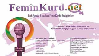  Kürd kadın gazeteciler panelde buluşuyor