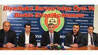 Diyarbakır Barosu’ndan Öym Ve Berkin Elvan Açıklaması