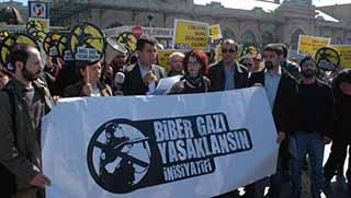 Biber gazının yasaklanması için kampanya başlatıldı