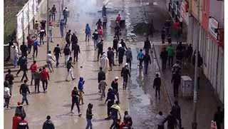 Kürt illerinde eylem