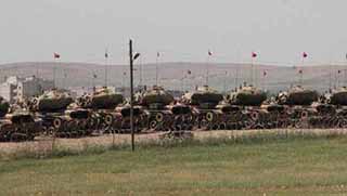 Süleyman Şah yolunda askeri hareketlilik