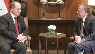 Ürdün ziyaretindeki Kürdistan bayrağı, "Bağımsızlık Sembolü”