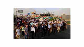 Hewler'de PYD'ye protesto