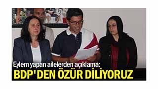 Çetiner ailesinden BDP’ye özür, AKP’ye çağrı