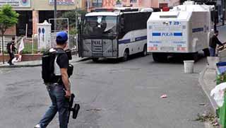 Okmeydanı güne operasyonla uyandı