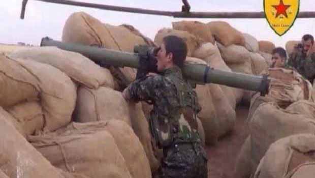 YPG gelişmiş antitank füzeleriyle IŞİD'e cevap veriyor