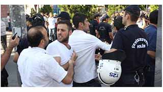  Suriyelileri istemiyoruz' eylemine müdahale 