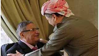 Başkan Barzani Talabani'yi Ziyaret Etti