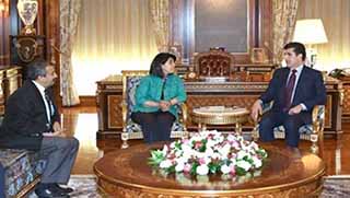 Neçirvan Barzani, Leyla Zana ile Görüştü