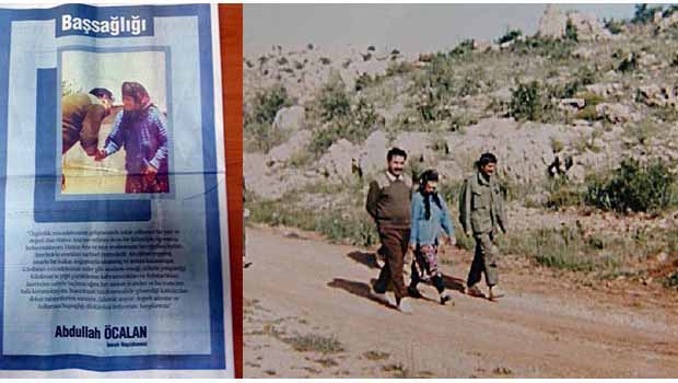 Öcalan'dan tam sayfa başsağlığı ilanı