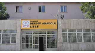 Dersim ismi ilk kez bir okula verilerek resmiyet kazanmış oldu