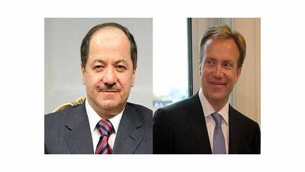 Barzani:Kürdistan Bölgesi özgür dünyanın yerine IŞİD adlı terörist bir devletle savaşıyor. 