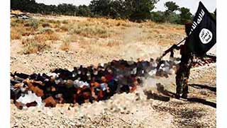 IŞİD Aralarında Kürtlerinde olduğu 70 kişiyi kurşuna dizdi