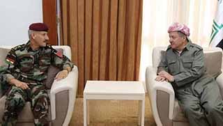  Barzani, Zerevani Kuvvetleri Komutanı Boseli’yi kabul etti.