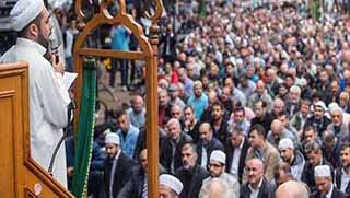 Almanya'da hutbeli IŞİD protestosu