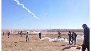 Kobanê sınırında sert müdahale