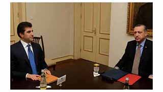 Erdoğan ile Neçirvan Barzani Biraraya Geldi