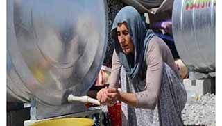 Erbil İl Genel Sağlık Müdürlüğü mültecilerin durumu hakkında uyardı