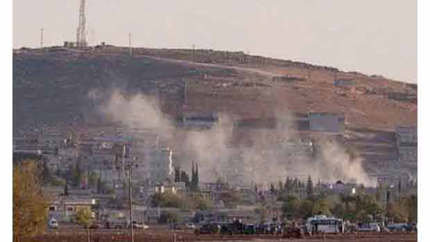 Kobani'de 28 saatte 125 IŞİD üyesi öldürüldü
