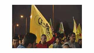 Hewler’de Kobani’ye destek yürüyüşü